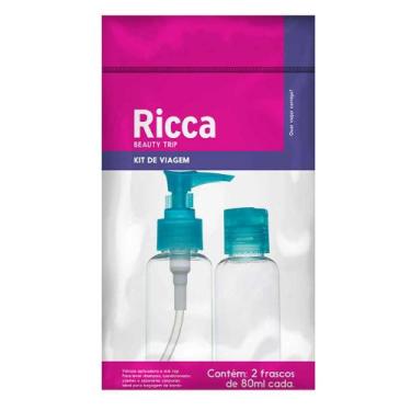 Imagem de Kit de Viagem com 2 Frascos Colors Ricca, Kit