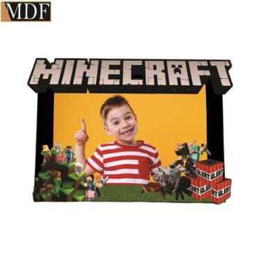Imagem de Porta Retrato Infantil 3d Minicrafit Fotos 10x15 Aniversário Mdf Adesi