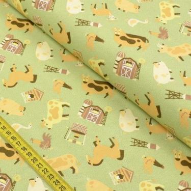 Imagem de Tecido Estampado para Patchwork - Animais Fazenda Cor 2331 (0,50x1,40)