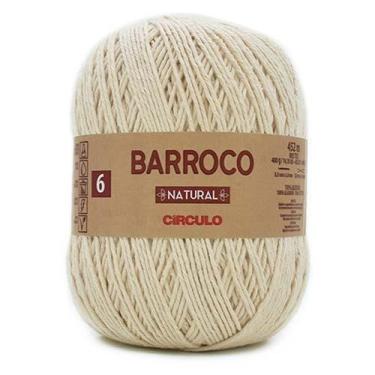 Imagem de Barbante Barroco Natural 400g - CÍRCULO, 4/6 6 FIOS - 452 M