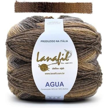 Imagem de Fio Água 200g - Filati Di.Vè - Lanafil, 65545 MESCLA MARROM
