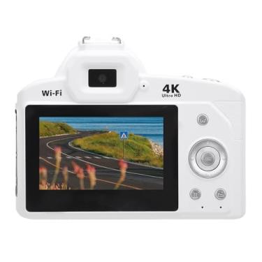 Imagem de Câmera Com Zoom Digital 64MP 16x Com Display IPS de 3 Polegadas, Gravação de Vídeo 4K, Câmera de Beleza Dupla, Bateria 4800mAh, Modo Silencioso, Webcam Externa para Computador,