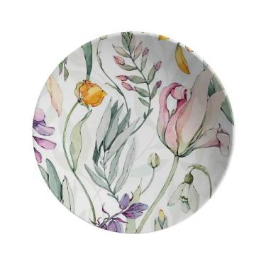 Imagem de Conjunto 6 Pratos Fundo Coup Verano 25cm - Cerâmica Premium - Alleanza