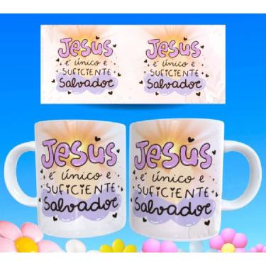 Imagem de Caneca gospel frases religiosas versículos bíblicos motivacionais 75 -