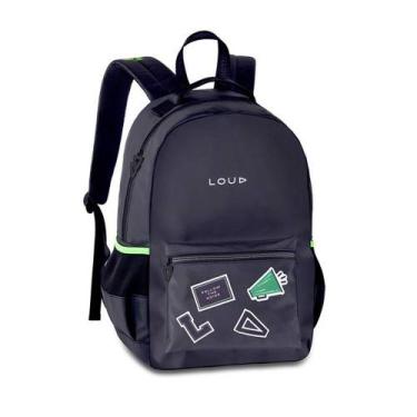 Imagem de Mochila Escolar Loud Patches Original Clio