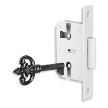 Imagem de Fechadura p/ moveis 20mm chave colonial haga 2020/20 ch.2036
