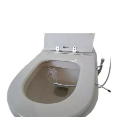 Imagem de Ducha Higiênica Metal Chuveirinho Duchinha Bidê No Vaso Sanitário Biducha - Lado Esquerdo (Mão)
