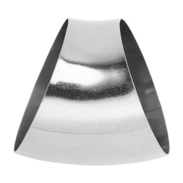 Imagem de Motoforti Tubulação de tubo de escape modificada para carro curva mandril 45 graus espessura diâmetro externo 1,2 mm/18GA 76x87x1,2 mm aço inoxidável 201 prateado