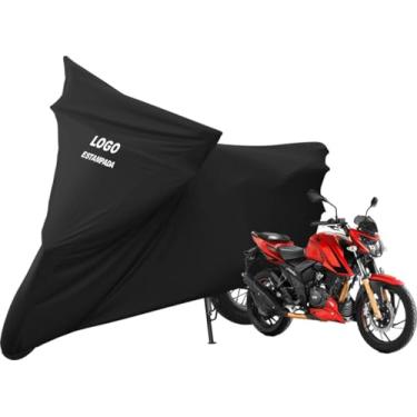 Imagem de Capa Protetora Para Cobrir Moto Dafra Apache RTR 200 (Preto)