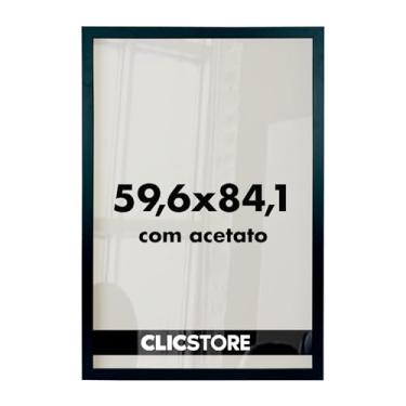 Imagem de Moldura p/Quebra Cabeça Grow Puzzle 1500 peças 59,6x84,1 cm Decoração Quadro Parede Escritório Game Office c/Acetato (Preto)