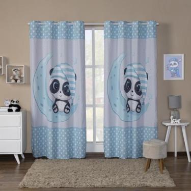 Imagem de Cortina Estampada3,00X2,20Quarto Infantil Bebê Menina Menino - Top Cas
