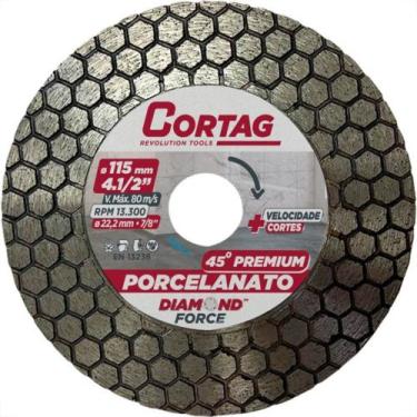 Imagem de Disco Diamantado Cortag Para Chanfro 45 Premium 115Mm 62795
