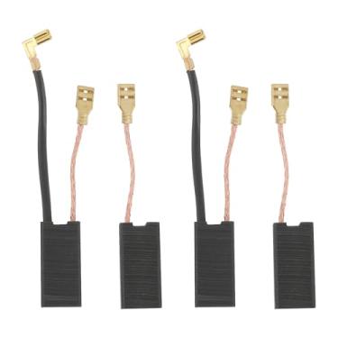 Imagem de eMagTech 2 pares de escovas de carbono multifunções com parada automática compatíveis com martelos combinados Hilti TE (7 x 12,5 x 26 mm)