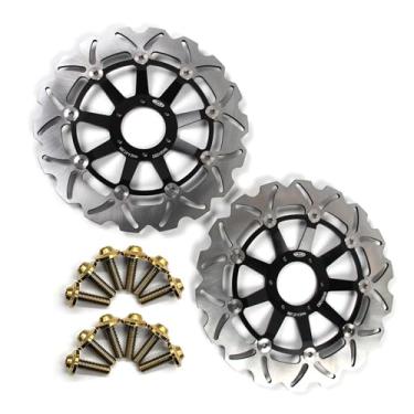Imagem de Discos de freio dianteiros flutuantes com parafusos de montagem para Honda CBR900RR 1992-1993, XL1000V VARADERO 1000 1999-2011, GL1500 F6C Valkyrie 1500 1997-2003, acessórios de substituição de