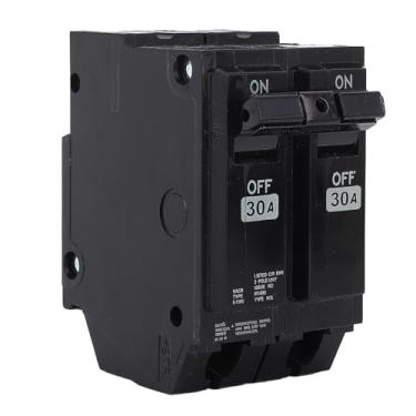 Imagem de Disjuntor Plug-in, Disjuntor Miniatura de 30 A e 2 Polos Com Proteção Térmica Magnética, Microdisjuntor de Montagem Em Trilho DIN para Painel de Distribuição GE