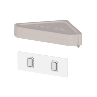 Imagem de Prateleira de Canto para Banheiro Eleve Bege - Ou