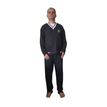 Imagem de Pijama Masculino Adulto Inverno Flanelado Fechado - STAR GOLD STORE, P