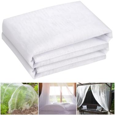 Imagem de Rede de malha de jardim de 3 x 10 m mais grossa, capas de fileira de plantas ultrafinas, tela de nano mosquiteiro PPT, rede de barreira de pássaros para vegetais, frutas, flores, pátios, varandas,