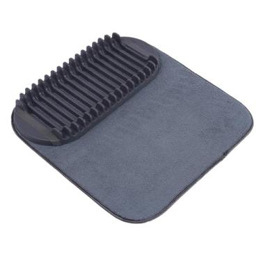 Imagem de GlitzyStar Escorredor de pratos e tapete de secagem de microfibra – Solução dobrável de secagem de louça, tapete de cozinha absorvente de secagem rápida com suporte removível para pratos, copos e