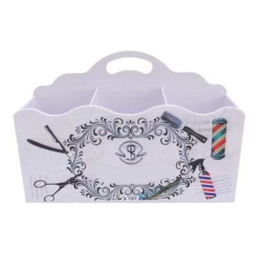 Imagem de Caixa de Tesoura de Barbeiro, Penteado de Tesoura Helds Holding Holding Salon Hairdressing Scissors Storage Organizador para Salão, Pentes, Clipes, Escovas