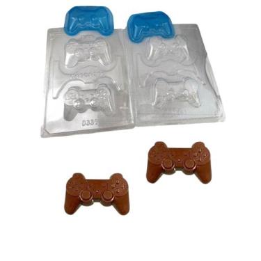 Imagem de Kit 2 Formas Controle De Video Game Joy Stick para Chocolate - Genéric