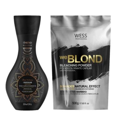 Imagem de Amend Cond Óleos Indianos 300ml + Wess WeBlond Pó Desc.500g