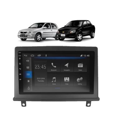 Imagem de Kit Multimídia Corsa Classic Android 7 Pol Carplay 2/32GB - 701K FirstOption