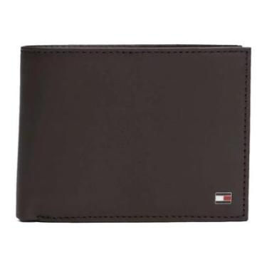 Imagem de Carteira Tommy Hilfiger Eton Couro e Bolso de Moedas Marrom-Masculino