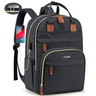 Imagem de Mochila para laptop LOVEVOOK unissex de viagem anti-roubo de 15,6 polegadas