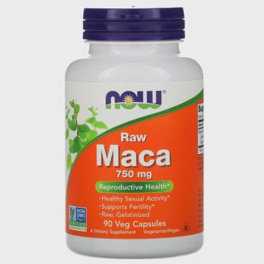 Imagem de Maca Raw 750 mg Now Foods 90 Caps