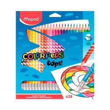 Imagem de Lápis de Cor Colorpeps Oops Apagável 24 Cores - Maped