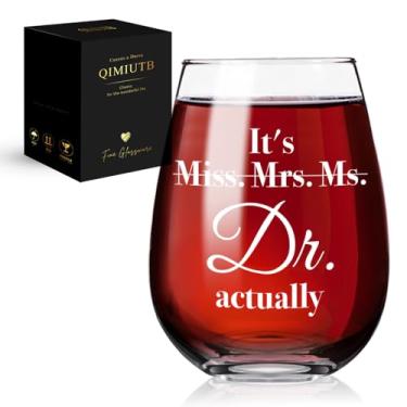 Imagem de QIMIUTB It's Dr Actually Funny PhD Taças de Vinho Presentes para Mulheres Dentista Doutorado Estudante Médico, Melhores Presentes de Doutorado 2025 para Formatura, Natal, Aniversário-146