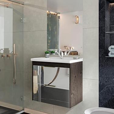 Imagem de Armário para Banheiro com Cuba 1 Porta 1 Gaveta California MGM Móveis