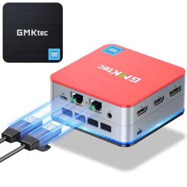 Imagem de GMKtec Mini Pc G2 Plus, Intel Twin Lake N150 (Atualizado Para N100) Até 3,6 Ghz, Minicomputador De Mesa, 12 Gb De Ram Lpddr5, Ssd De 512 Gb, Wifi 6 Bt5.2 Vermelho
