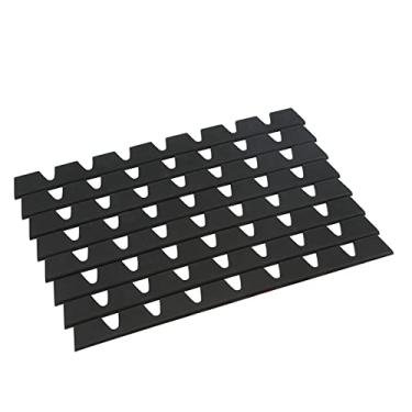 Imagem de 8pcs Protetor de Pára -choques de Pára -choques de Borracha de Borracha de Borracha Preto, Fita de Dupla Fita de Dupla Face de Força, Proteção de Arranhões, Resistência Ao