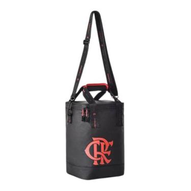 Imagem de Bolsa Transversal Cooler Flamengo Térmica Viagem Passeio - Clio, Verme