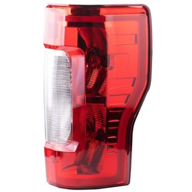 Imagem de MRELC Luz traseira do lado direito do passageiro compatível com Ford F-250 F-350 Super Duty 2017-2019 Lâmpadas de freio traseiras de substituição lâmpada incluída (lado direito do passageiro)