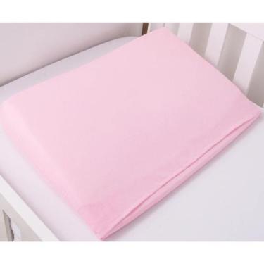Imagem de Travesseiro Anti Refluxo Rampa Bebê para Berço, rosa