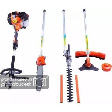 Imagem de Roçadeira Multifunções 4x1 43cc RM-MT430 Siga Tools + Enxada Rotativa 