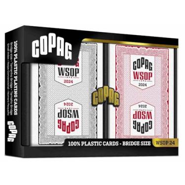 Imagem de Copag Baralho tamanho da ponte jumbo (configuração de 4 ternos)
