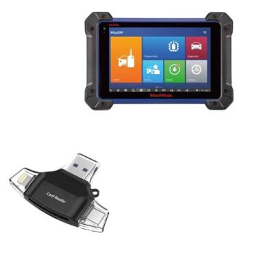 Imagem de BoxWave Dispositivo inteligente compatível com Autel MaxiIM IM608 - leitor de cartão SD AllReader, leitor de cartão microSD SD Compact USB - Preto