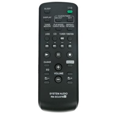 Imagem de Controle remoto de substituição RM-SCU37B aplicável ao sistema de áudio doméstico Sony LBT-SH2000 MHC-ESX9 MHC-ESX8 MHC-ESX6 SS-SH2000 CMT-BX40R CMT-EH25 CMT-FX205 MHC-V3 MHC-V3 MHC-EX990 MHC-EC599