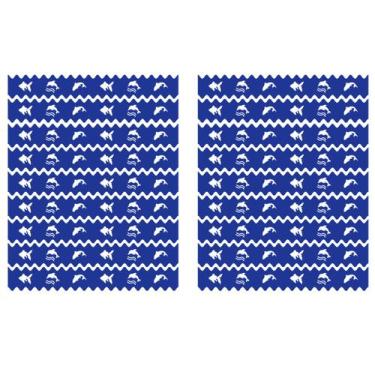 Imagem de 18 Metros Adesivos Faixas Peixes Borda Piscina - 14cm x 1m - Jhow Ades