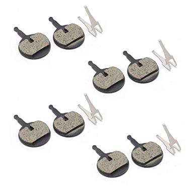 Imagem de Pastilhas de freio a disco de mountain bike de alto desempenho as pastilhas de freio de metal para BB5 e modelos compatíveis 4 conjuntos com circlips