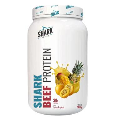 Imagem de WHEY BEFF PROTEIN 900G - SHARK PRO SABOR:MORANGO COM MARACUJÁ;Tamanho:Único;Gênero:Unissex-Unissex