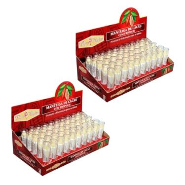 Imagem de Kit 2 Display 50 Protetor Labial Manteiga de Cacau Própolis