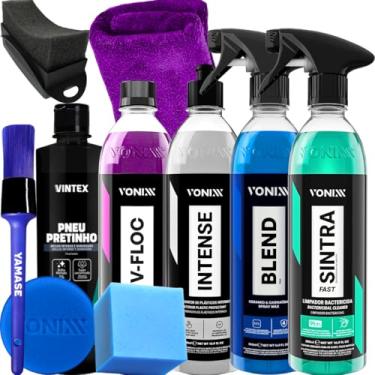 Imagem de Kit Produtos Para Limpeza Automotiva Vonixx Kit Lavagem Cera