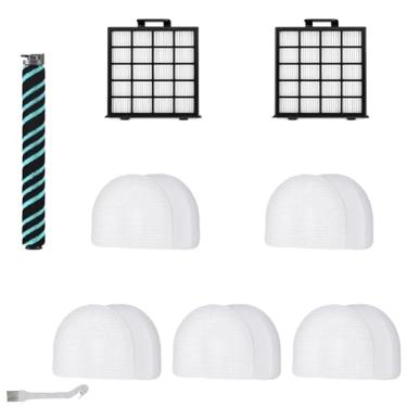 Imagem de Escova de rolo e filtro HEPA peças de reposição de espuma compatíveis com aspirador de pó Shark Power Detect Vertical AZ4000 AZ4002 AZ4002C