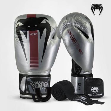 Imagem de Luva boxe e Muay Thai Venum Giant Evo Pro Silver-Unissex