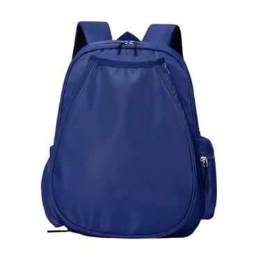 Imagem de UGPLM Mochila de tênis com compartimento para sapatos, resistente à água, grande capacidade, multifuncional, bolsa esportiva para mulheres e homens, Azul Escuro